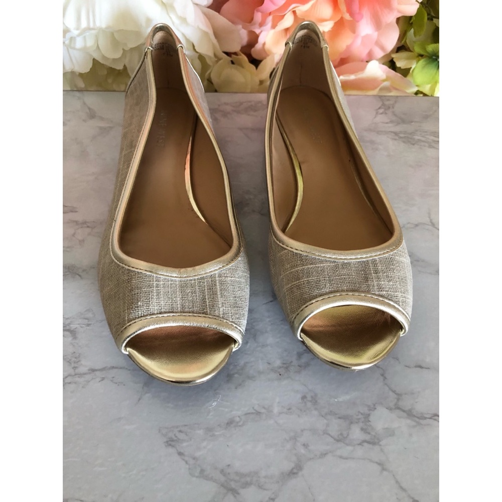 Nine West Peep Toe Flats